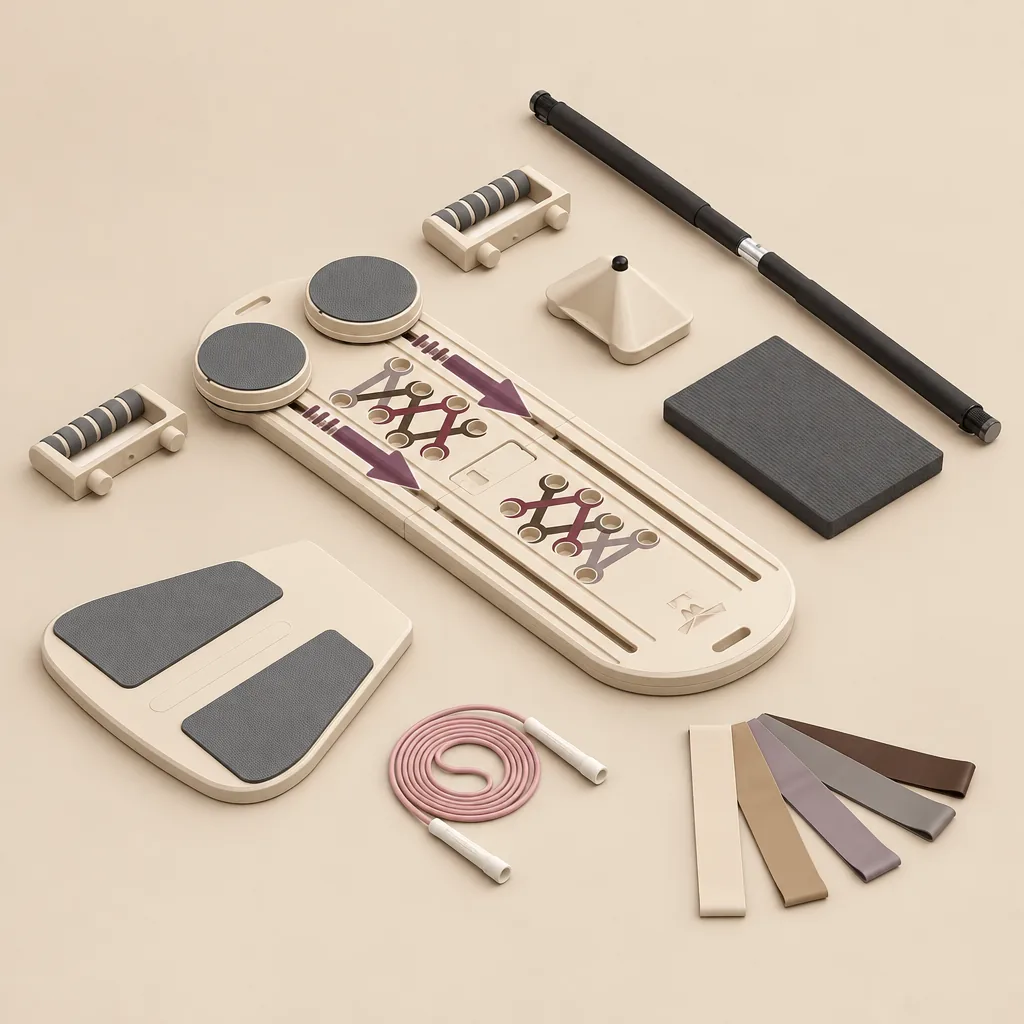 The complete yunamuv Pilates Board Set